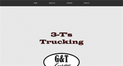 Desktop Screenshot of 3tstrucking.com