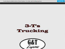 Tablet Screenshot of 3tstrucking.com